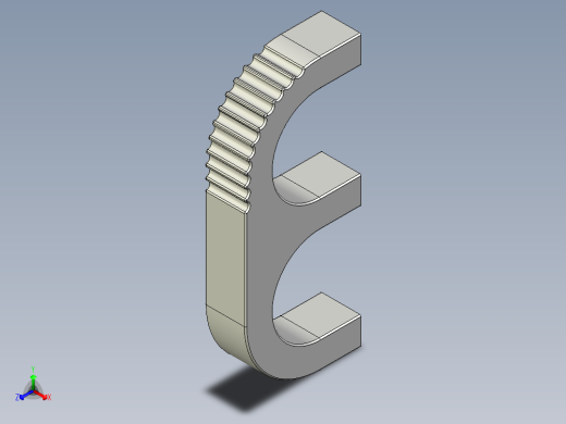 取手(鋁合金)SG1,SG2-3D多系列多零件图纸模型正等轴测缩略图