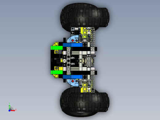 lego-technic-42037-set-b.4-乐高玩具赛车前视缩略图
