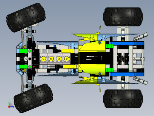 lego-technic-42037-set-b.4-乐高玩具赛车左视缩略图
