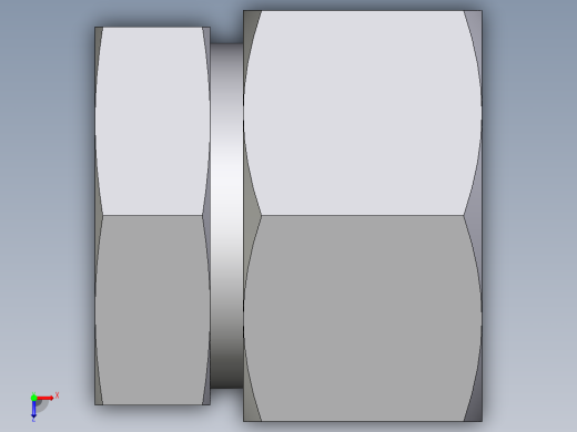 卡套式工业通用硬管接头EO_Blanking_plug_for_tube_ends_ROV30SCF俯视缩略图