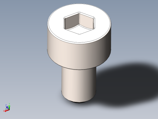 螺钉A2-70 DIN912内六角主视缩略图