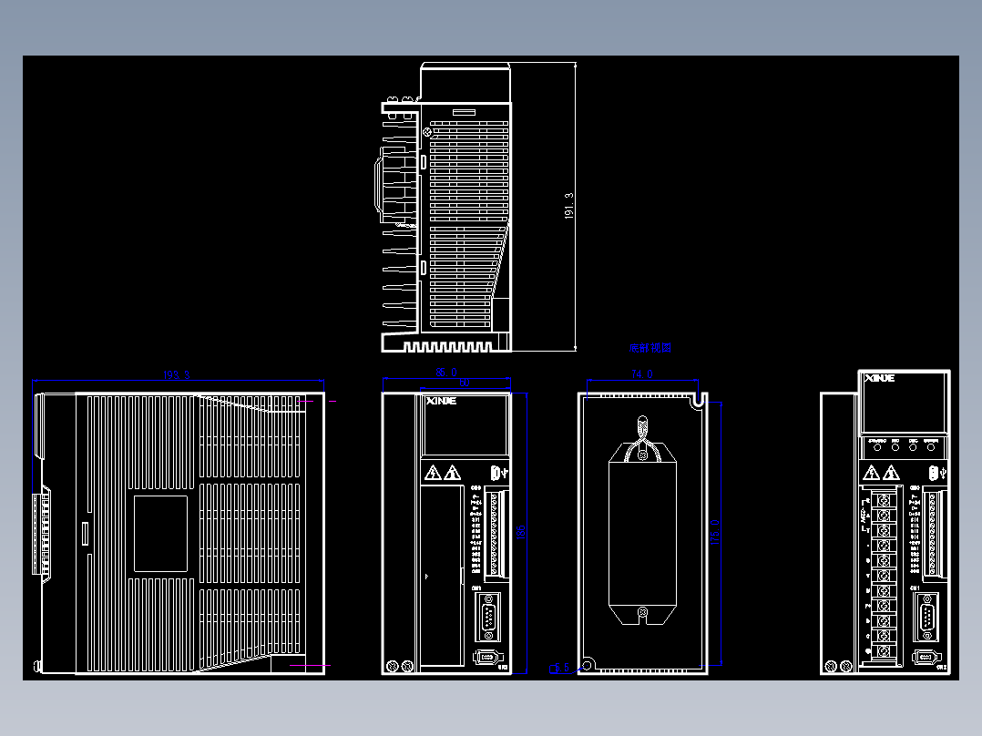 DS5E-21P5、22P3、22P6-PTA外观图
