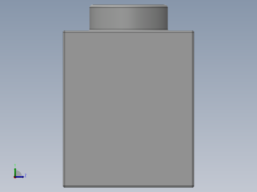 乐高机械组积木（横梁）-370201 White Technic Brick 1 x 8 with Holes左视缩略图