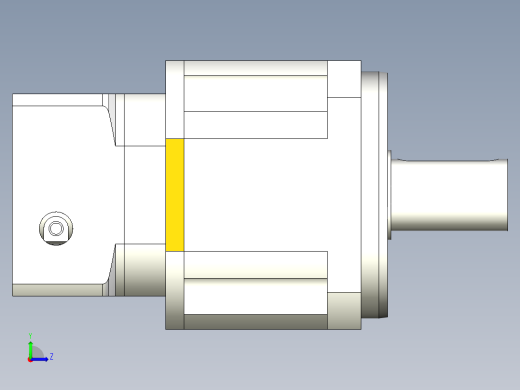 直齿PLX120-L2 14-73-98.43-M6.stp左视缩略图