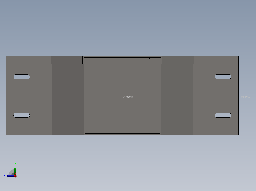 cable duct tee右视图