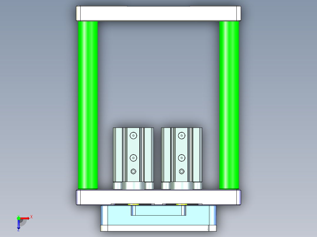 S1-CNC7笔记本CNC工装夹具三维模型-0119俯视图
