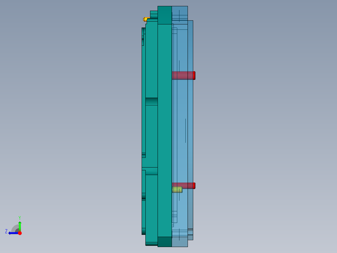 CS21-笔记本CNC工装夹具三维模型车铣验证-191127右视图