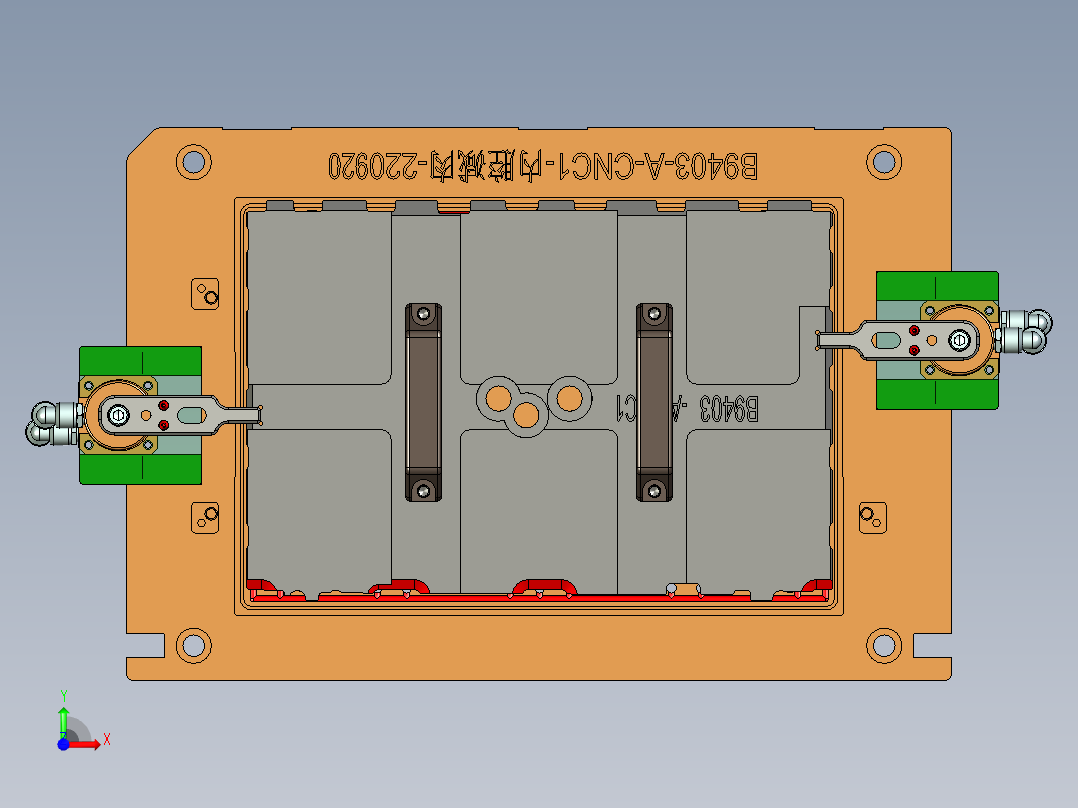 B9403-A-CNC1-笔记本CNC工装夹具三维模型内腔减肉-220920前视图