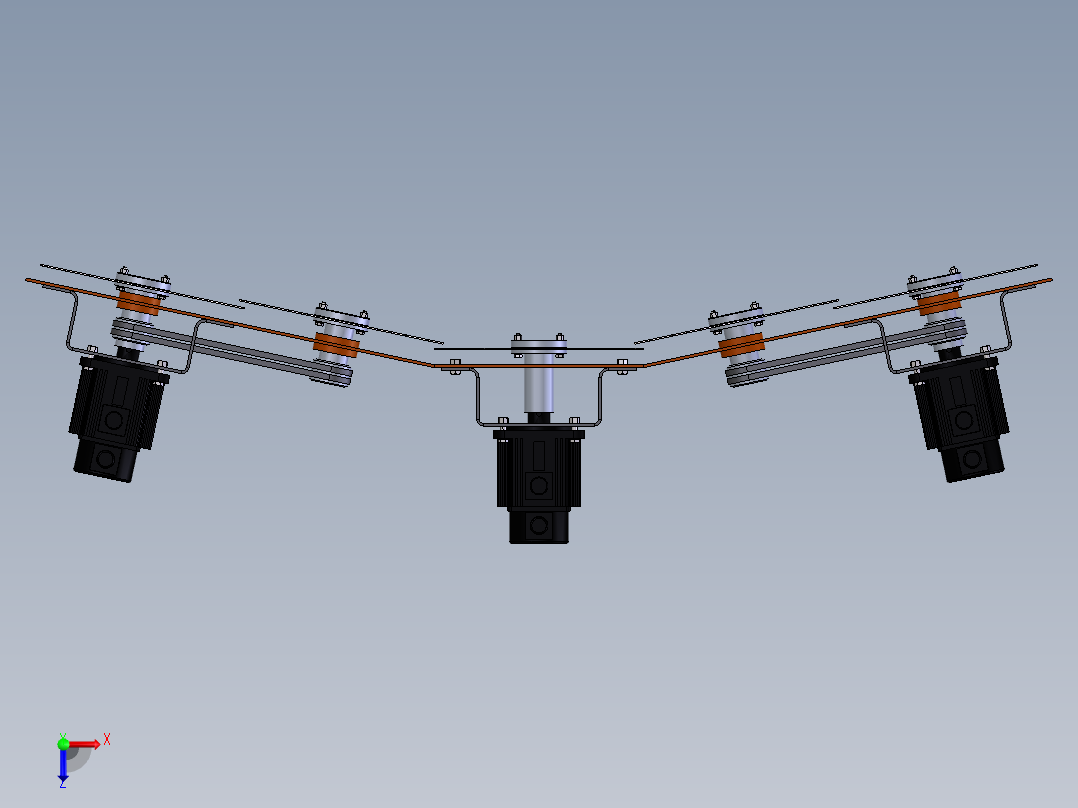 悬挂圆锯片式灌木平茬机230268==200俯视图