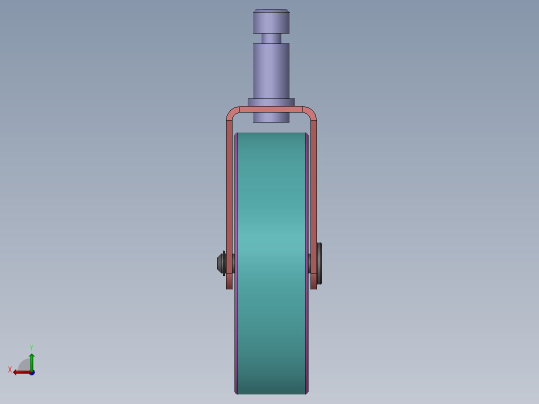 万向轮、脚轮(115)后视图