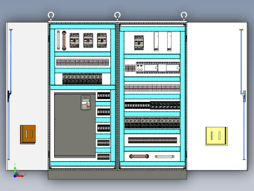 变频器plc延时控制柜 55937前视缩略图