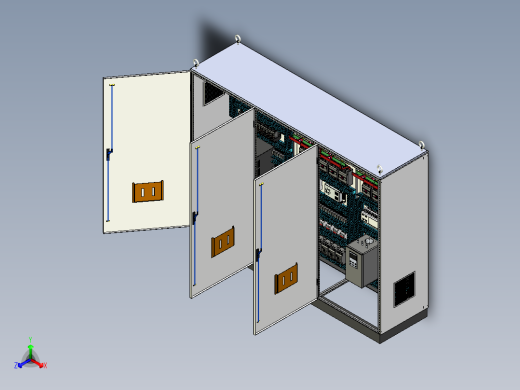 三柜组装变频器630A电源控制柜