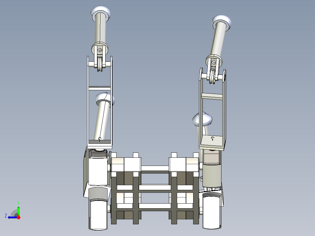 A3003748-机械蜘蛛四足机械臂右视图