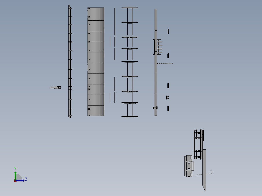 A2004676-50KL油罐车拖车左视图