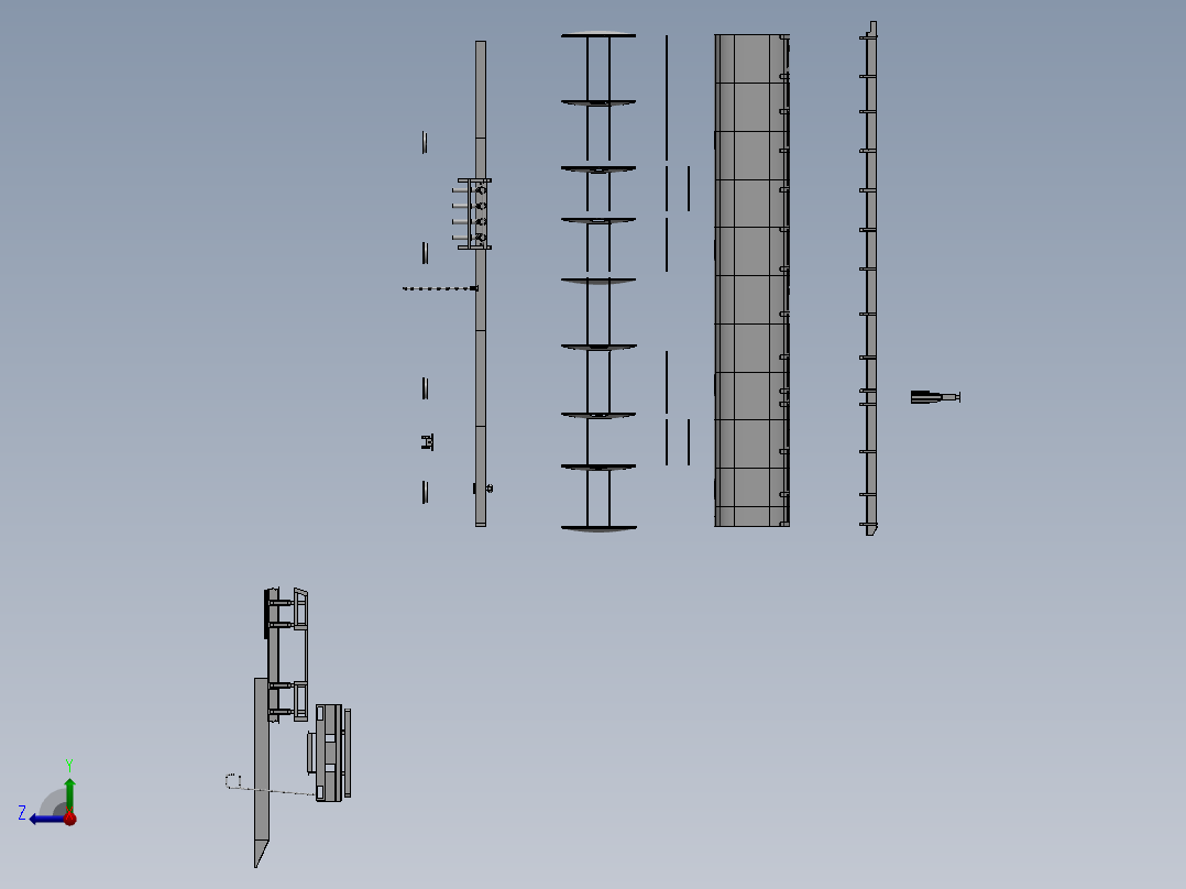 A2004676-50KL油罐车拖车右视图