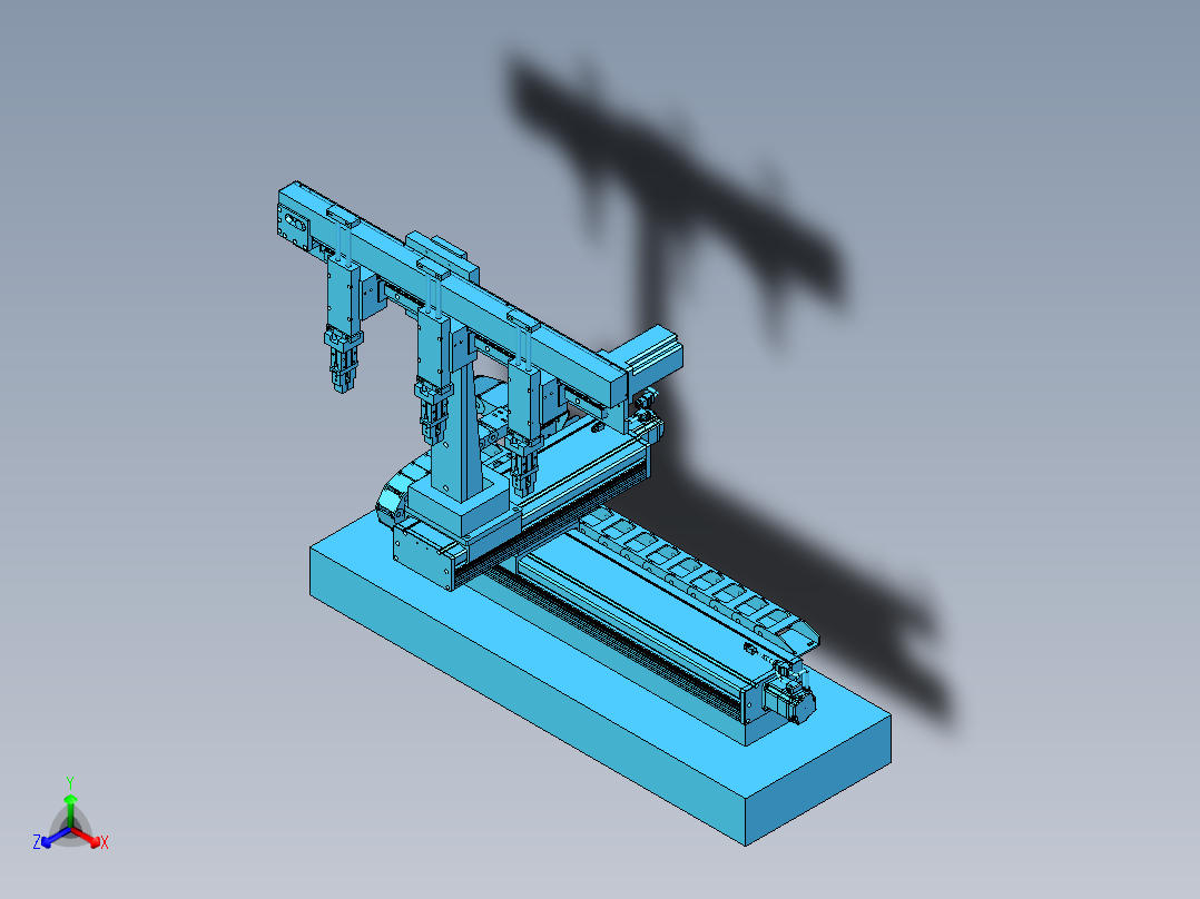 多轴移动的自动化搬运机构