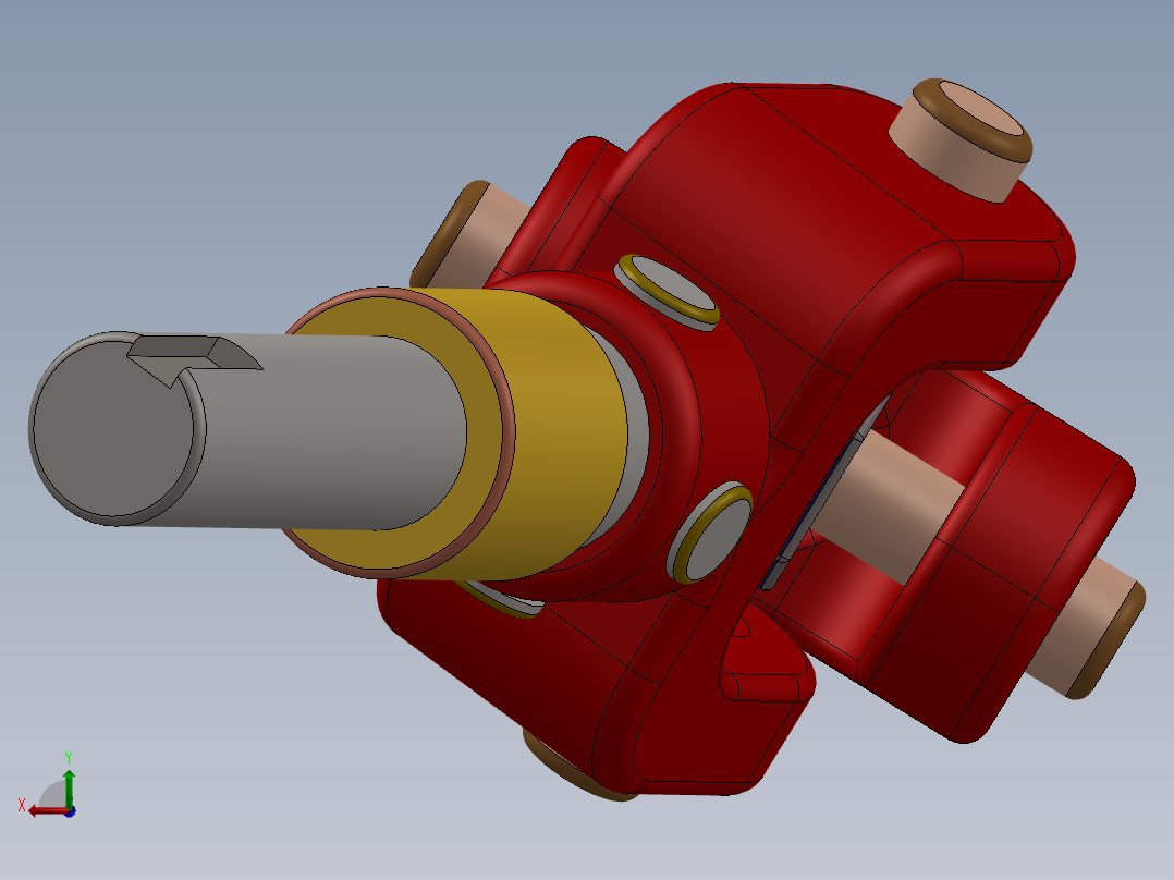 万向节(6)后视图