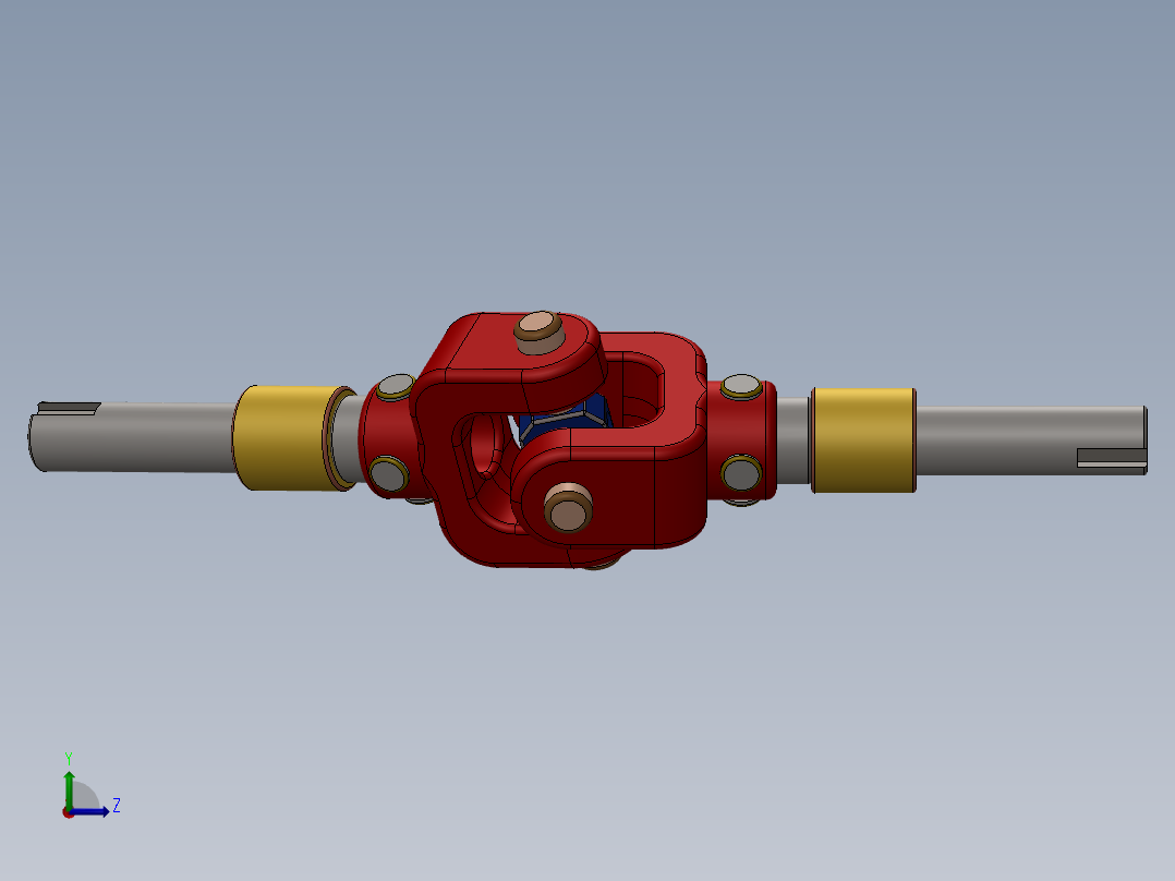 万向节(6)左视图