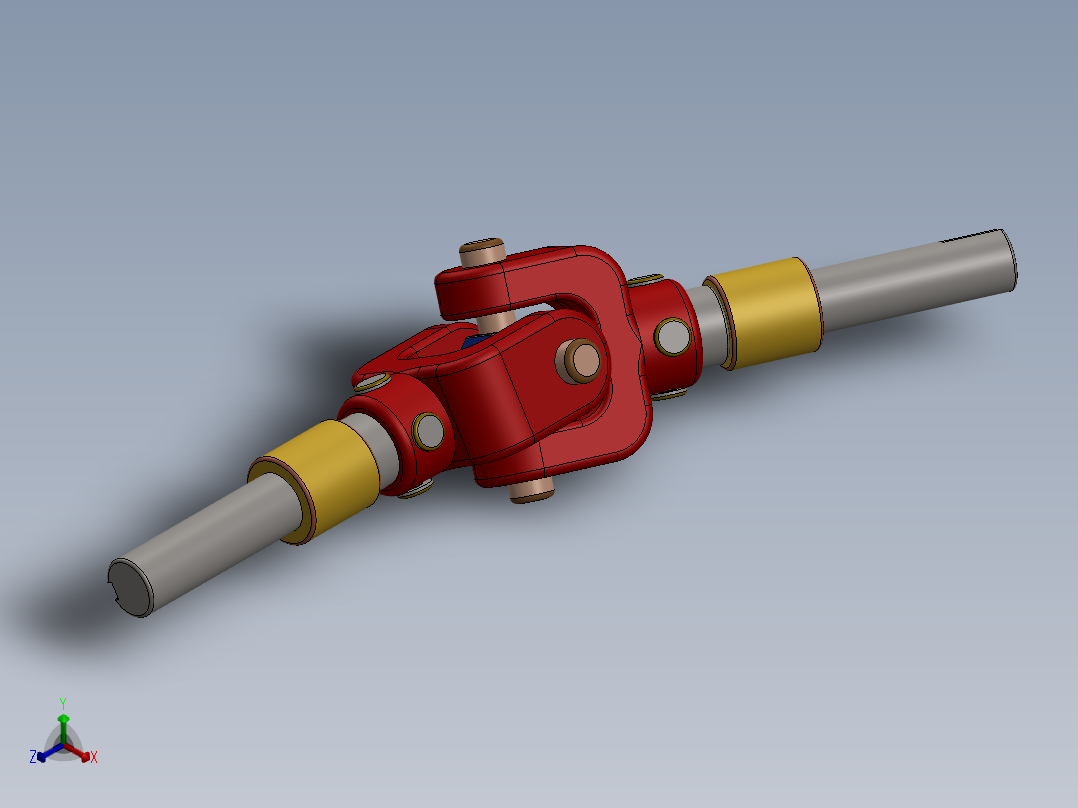 万向节(6)正等轴测图