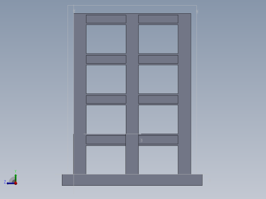 4层建筑，面积100_40英尺右视缩略图
