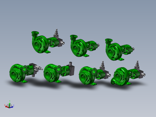 7款FMCSC-205F-HYD液压驱动离心泵模型