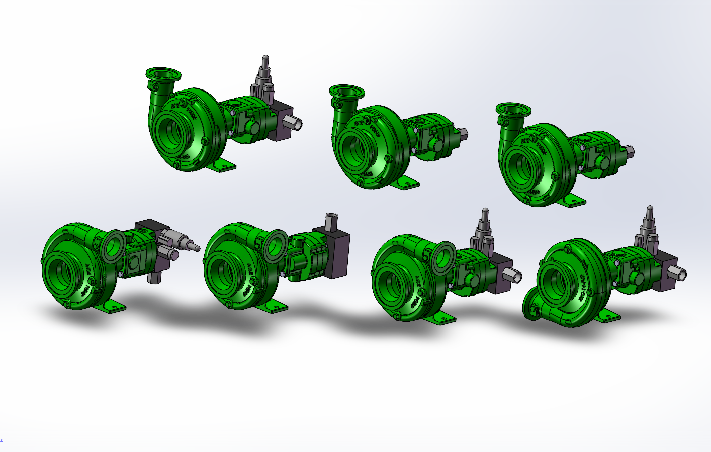 7款FMCSC-205F-HYD液压驱动离心泵模型