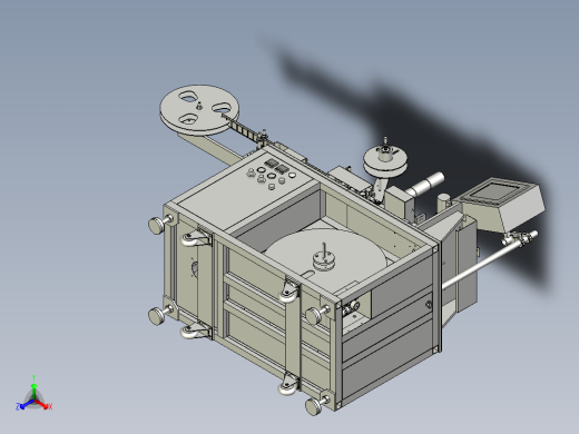 手机屏蔽盖平面度检测编带包装设备