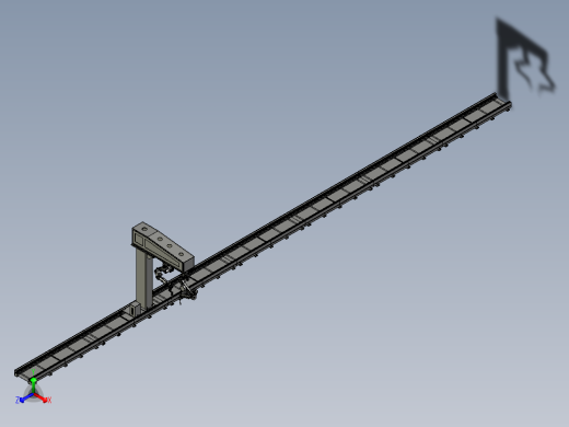 倒挂机器人地轨部件后视缩略图