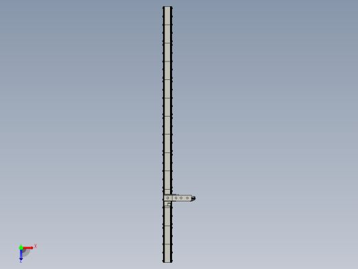 倒挂机器人地轨部件俯视缩略图