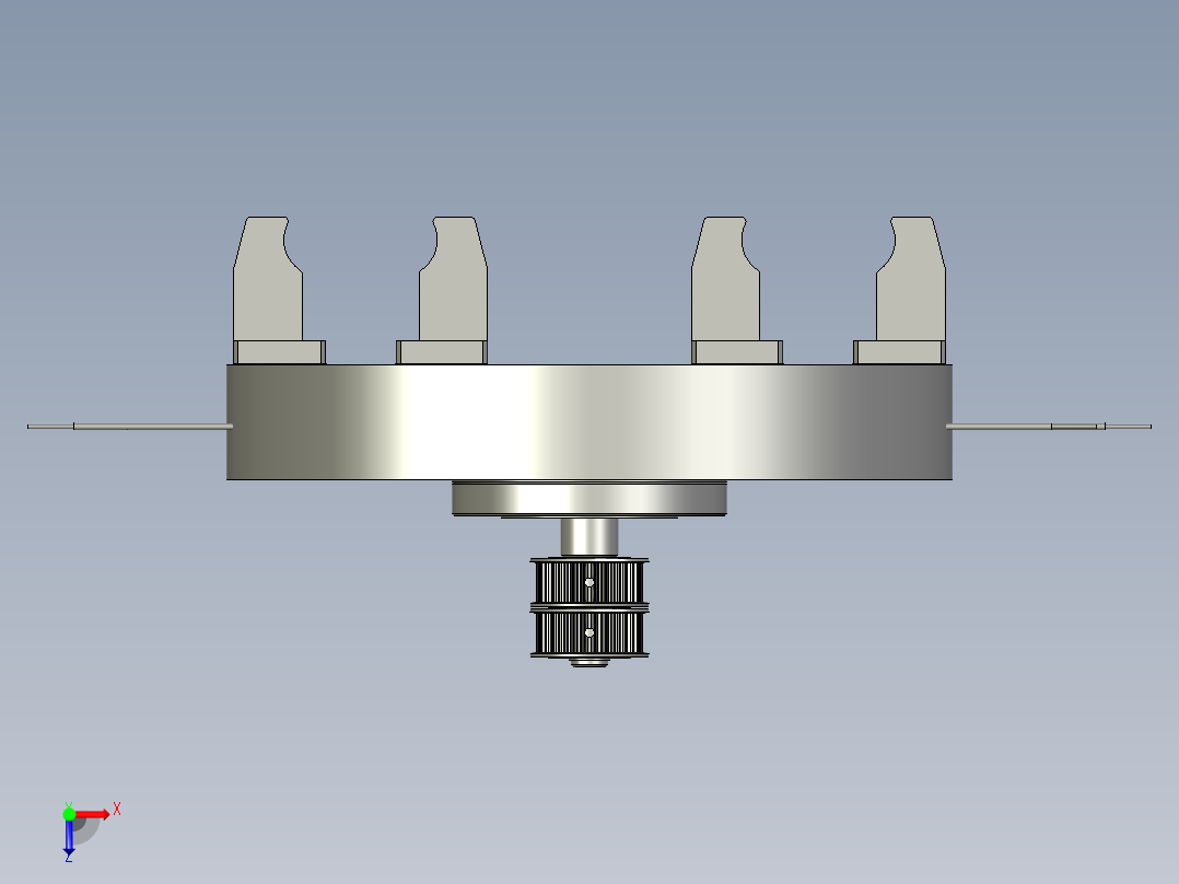 SDFJ01-0508-22夹爪组件ZB俯视图