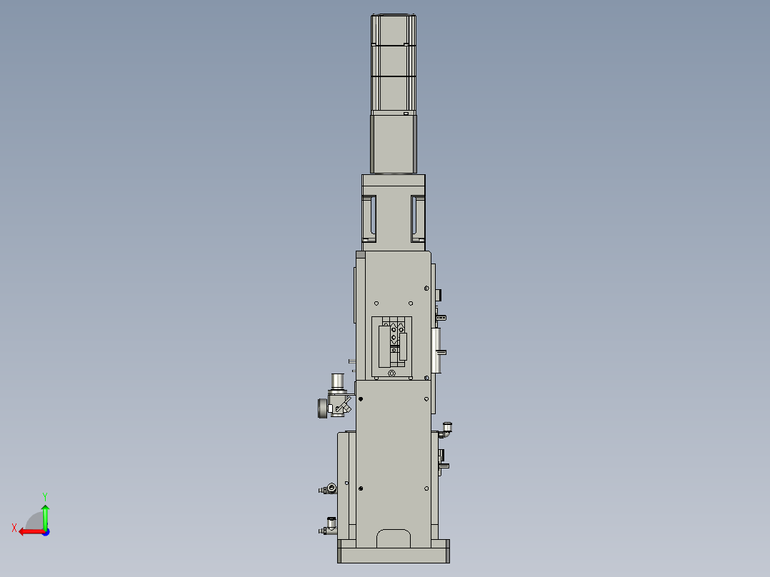 充电接口检测自动化设备设计-A104STNB7000-热熔组件-V1后视图