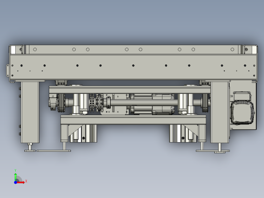 托盘直角转弯的快速换向装置前视缩略图