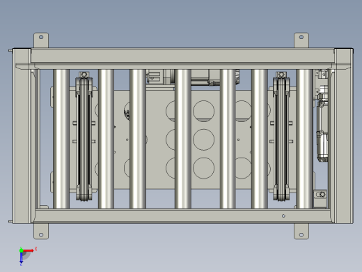 托盘直角转弯的快速换向装置俯视缩略图