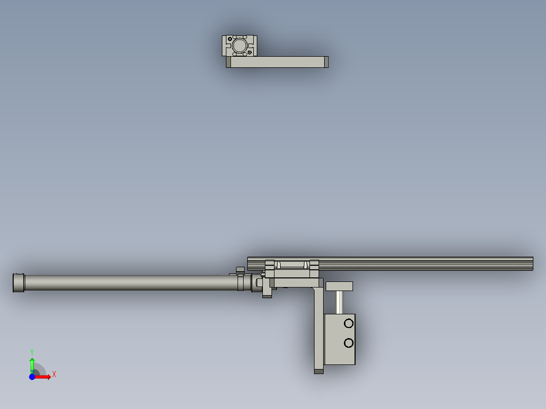 铆钉送料前视图