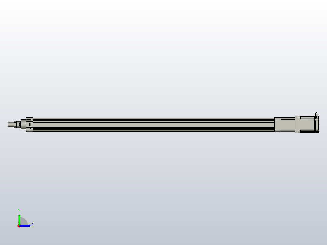 伺服电缸SOE50-L10-C-S1000-D-A-P75-D3左视图