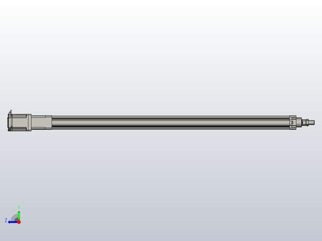 伺服电缸SOE50-L10-C-S1000-D-A-P75-D3右视图