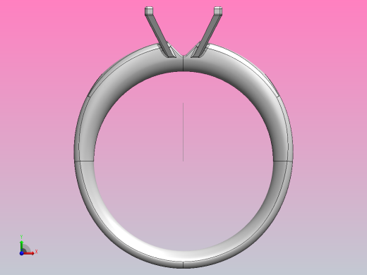 一枚戒指前视缩略图