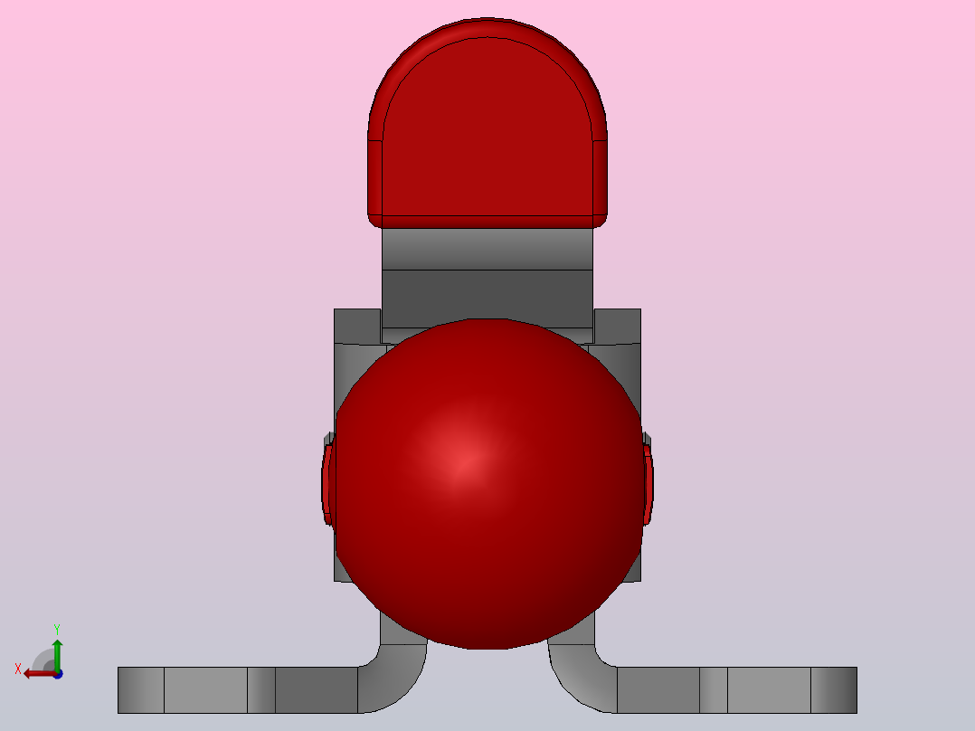 连杆拉扣，夹钳锁扣SW3dPS-53519后视图