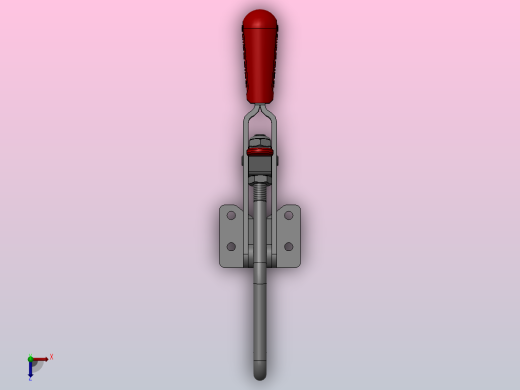 连杆拉扣，夹钳锁扣SW3dPS-53519俯视缩略图