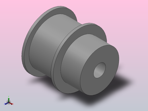 宽度6-32法兰型平皮带用滑轮_BFDAF-18-C5-11-A