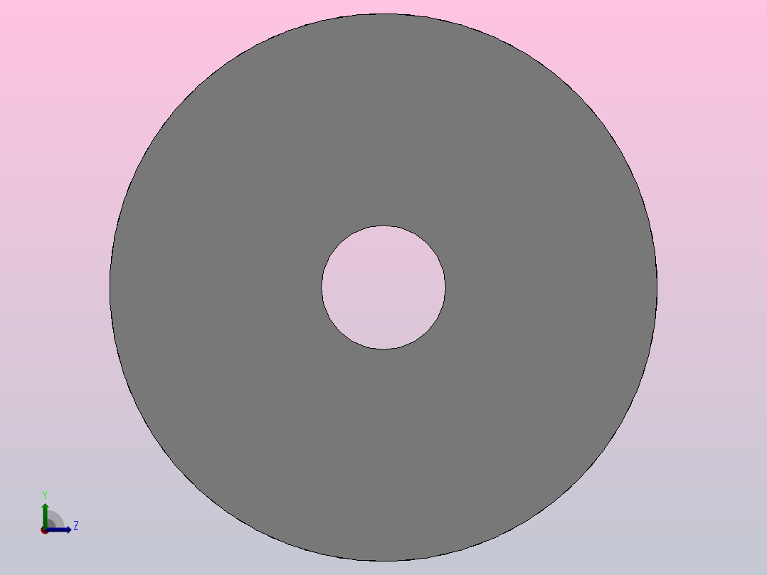 宽度6-32法兰型平皮带用滑轮_BFDAF-18-C5-11-A左视图