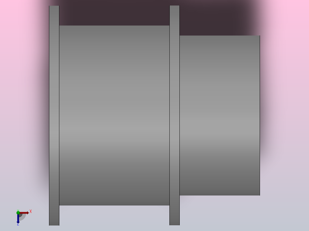 宽度6-32法兰型平皮带用滑轮_BFDAF-18-C5-11-A俯视图