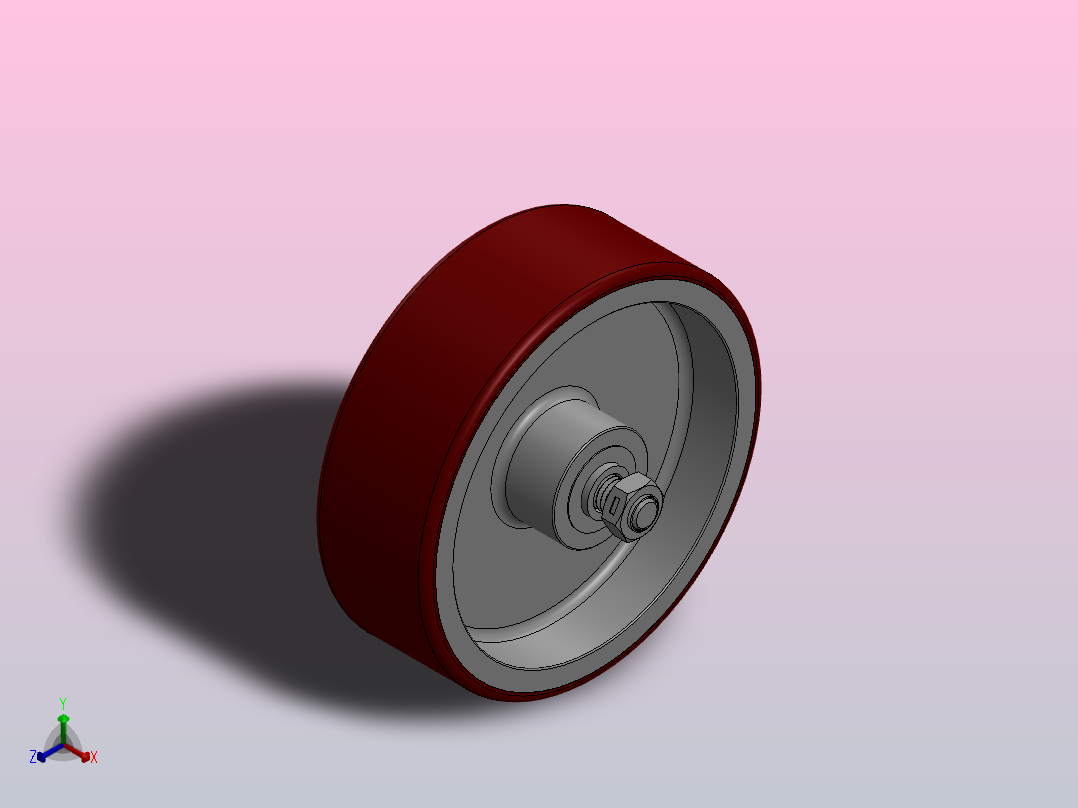 脚轮Colson-6_06208_949_7 MTG1主视图