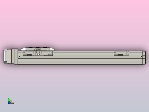 TH5-L300-B5-BR轨道内嵌式模组滑台前视缩略图