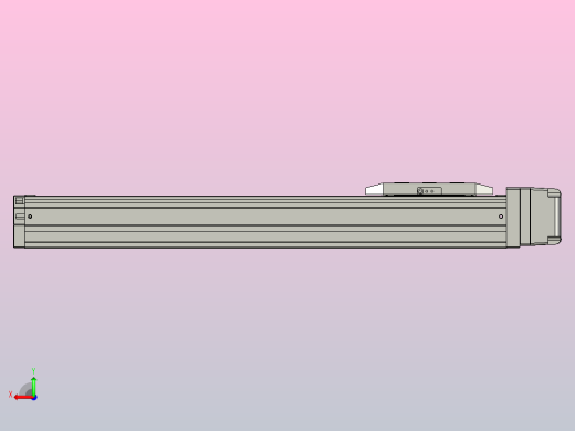 TH5-L300-B5-BR轨道内嵌式模组滑台后视缩略图
