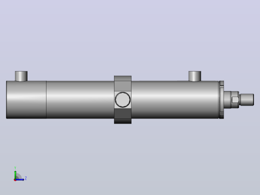 HSG-63X35-TC 中间砲耳型工程油缸[HSG-63X35-300-TC]左视缩略图
