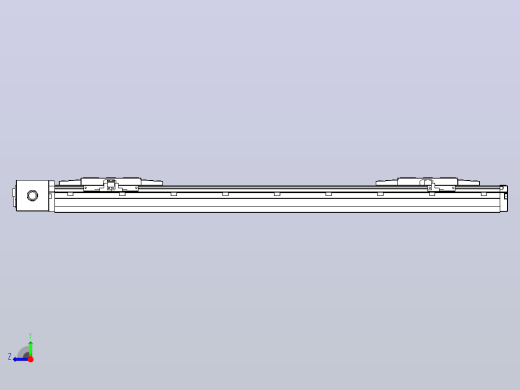 皮带直线轴双滑块型TPA-GCBS-120-P70-L200-DR-M20-N3右视缩略图