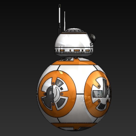 星球大战BB-8机器人造型3D图纸+Solidworks设计