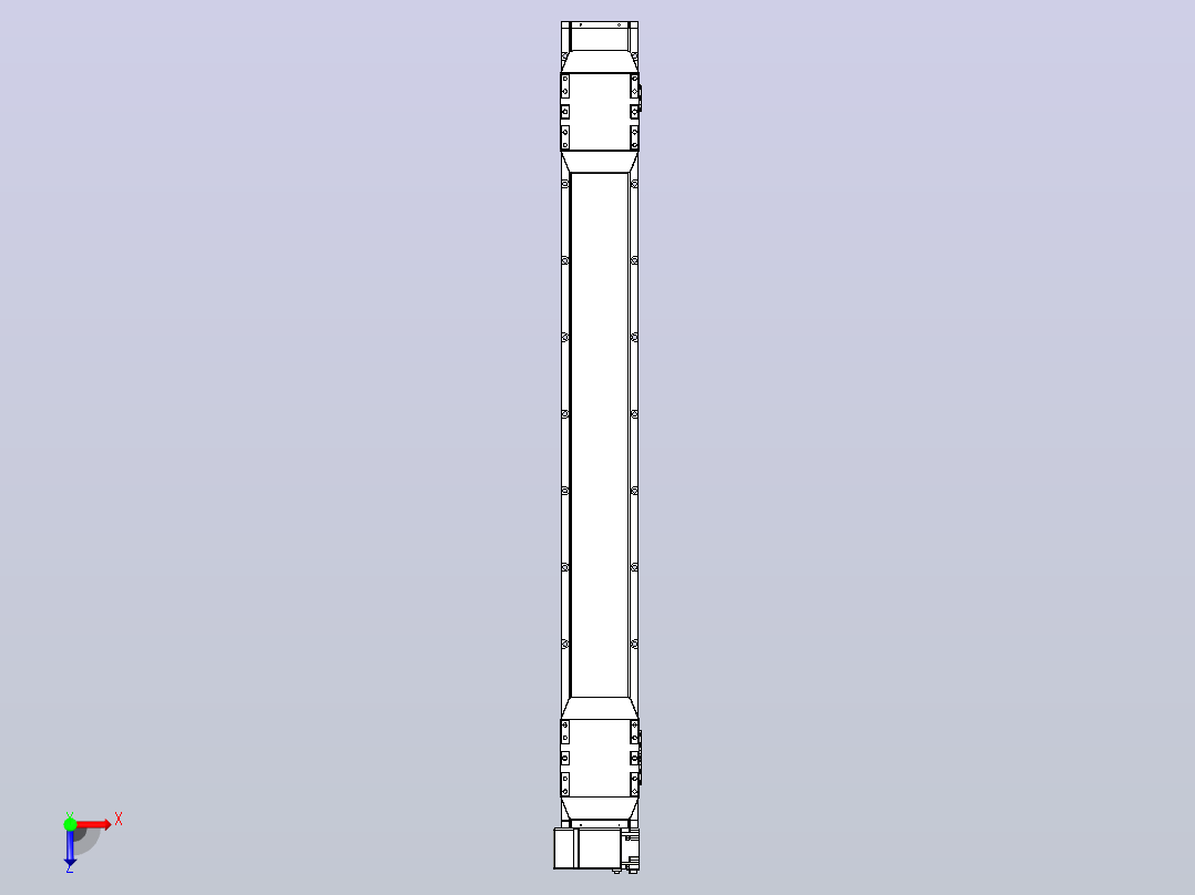 皮带直线轴双滑块型TPA-GCBS-150-P80-L500-LP-M75-N3俯视图