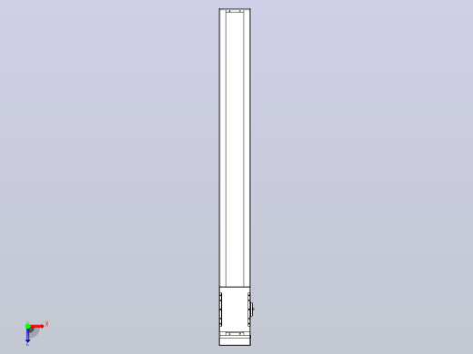 滚珠丝杠直线轴带导轨全封闭TPA-HCR-120D-1610C-L1050-MP-Y-P40-N3俯视缩略图